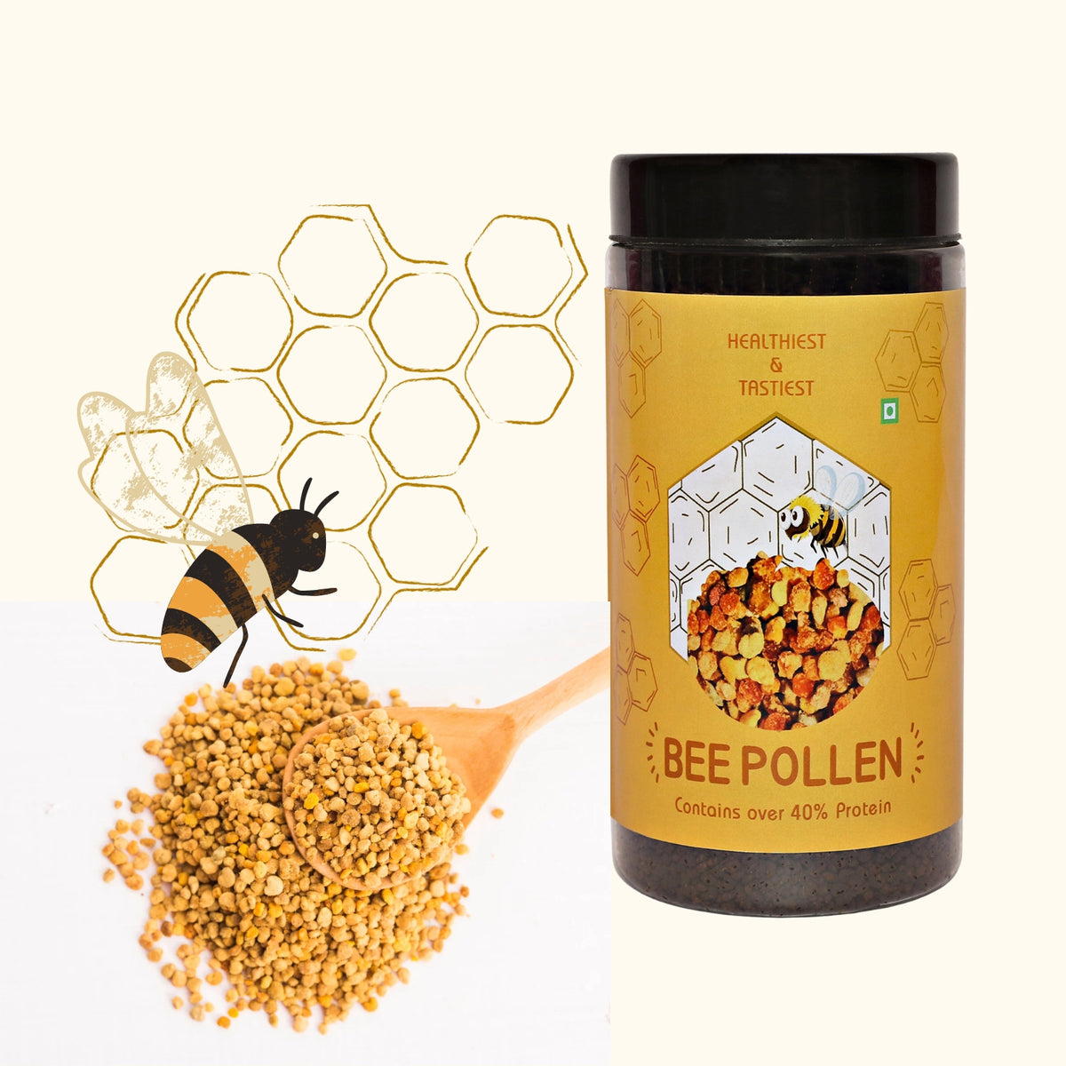 Two & A Bud Bee Pollen 70 g