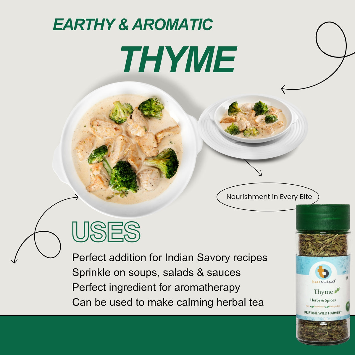 Organic Thyme Leaves 20g