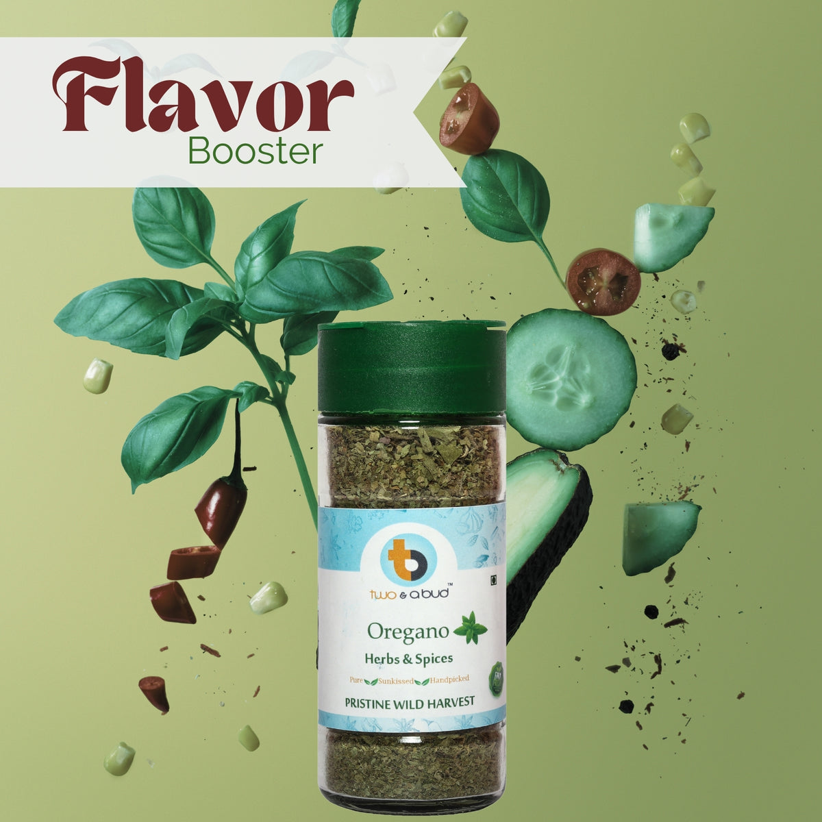 Organic Oregano Flakes ( 20g )