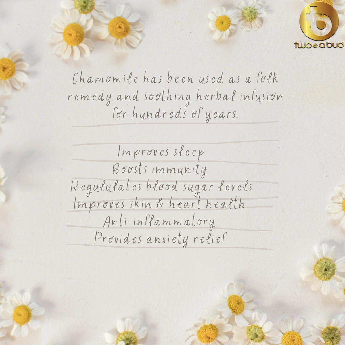 Chamomile Flower Tea 50 g - 25 cups