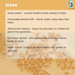 100% Natural Dried Almonds 600g
