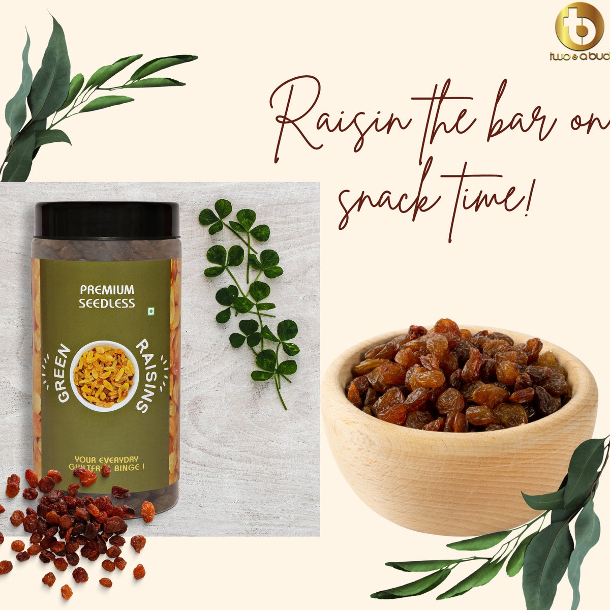 Premium Seedless Green Raisins 250 g