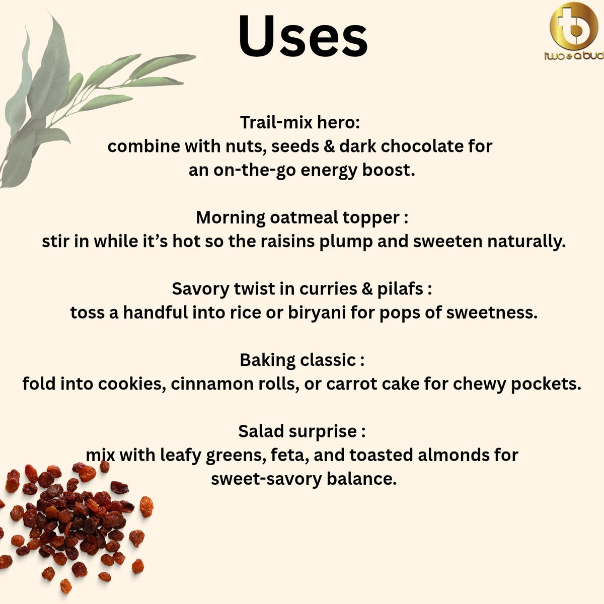 Premium Seedless Green Raisins 250 g