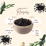 Premium Afghani Seedless Black Raisins 200 g