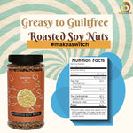 Two & A Bud Roasted Soyanuts, Healthy Roasted Namkeen Snack 250g