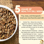 100% Natural Dry Dill Seeds -200g