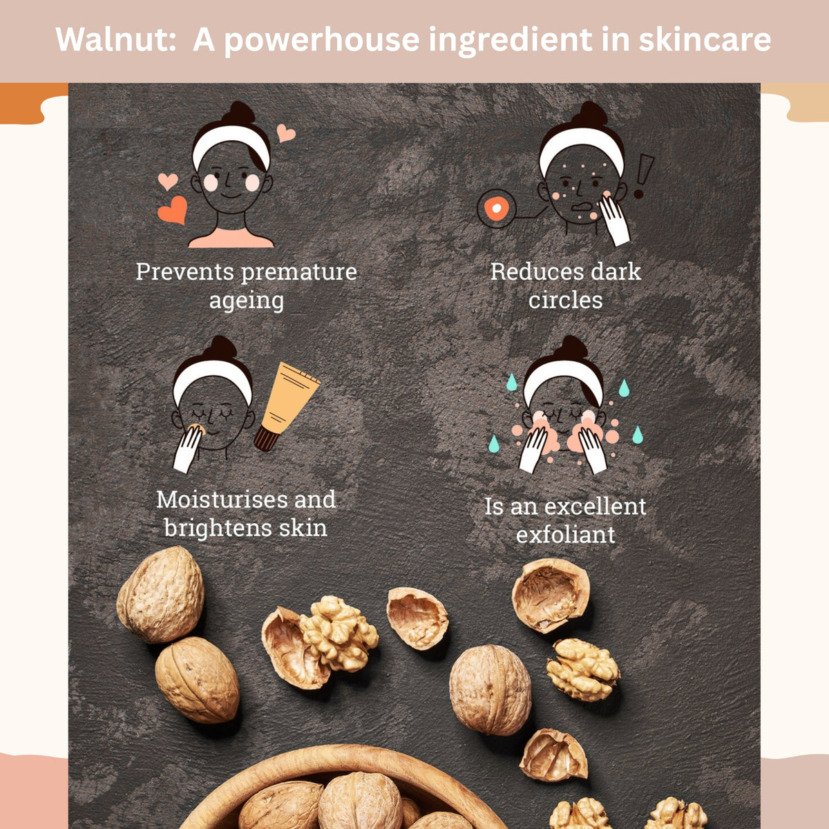 Natural Walnut kernels 150 g