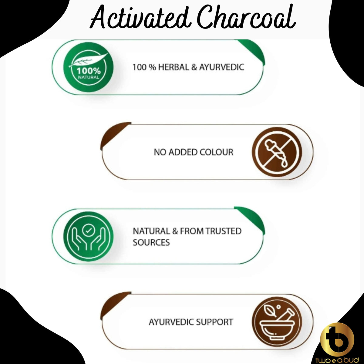 100% Natural Activated Charcoal Powder