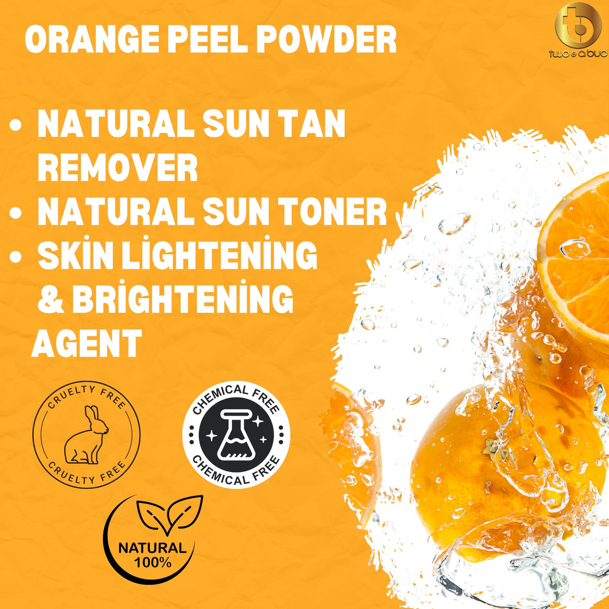 100% Natural Orange Peel Powder