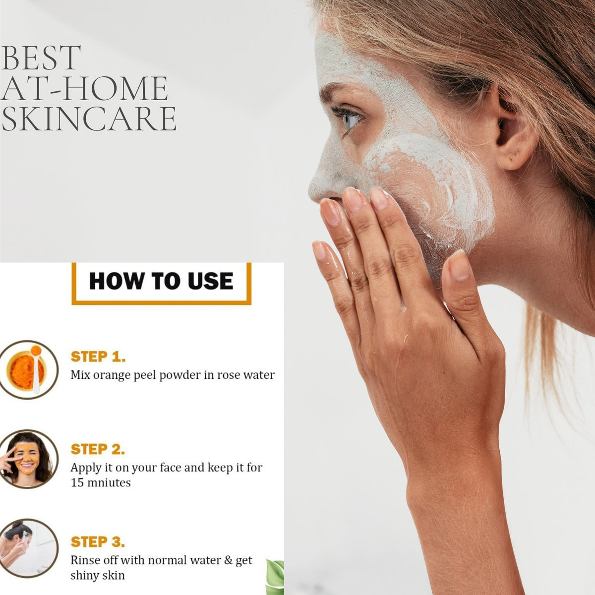 100% Natural Orange Peel Powder