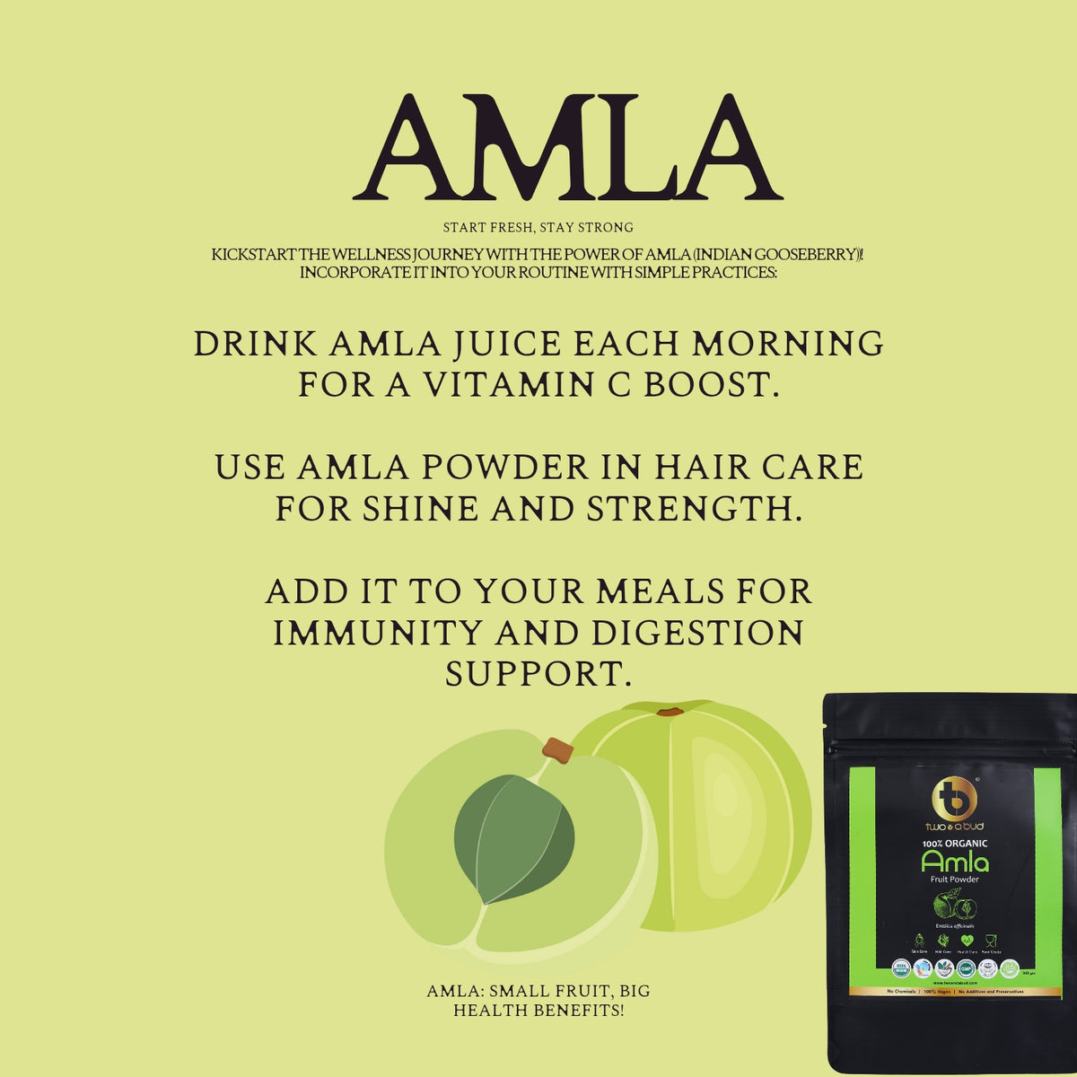 100% Organic Amla Fruit Powder ( 200g)