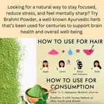 100% Natural Brahmi Leaves Powder ( 200g )