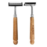 Two and A Bud Wooden Double Edge Safety Razor (1 pc)