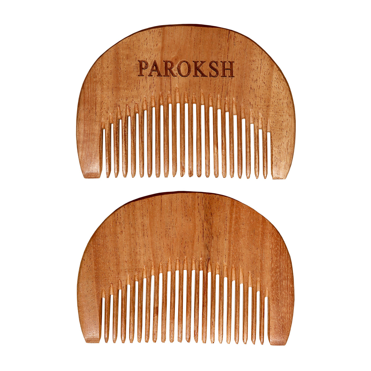 Two & A Bud Wooden Beard Comb with Herbal Oil Treatment