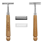 Two and A Bud Wooden Double Edge Safety Razor (1 pc)