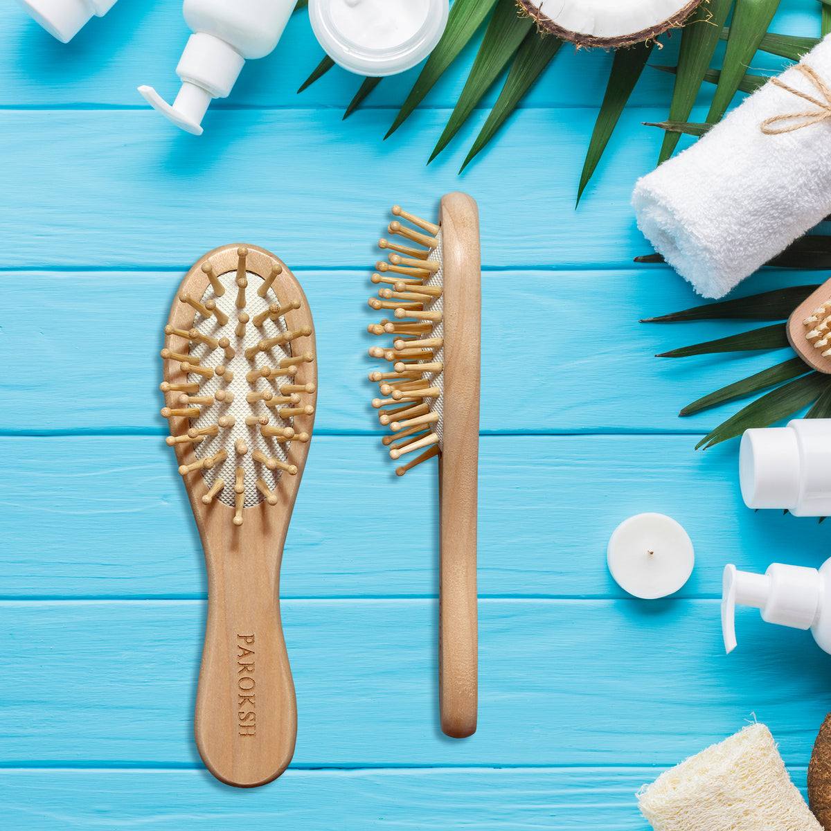 Two and A Bud Baby Bamboo Hair Brush