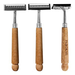 Two and A Bud Wooden Double Edge Safety Razor (1 pc)