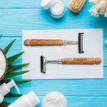 Two and A Bud Wooden Double Edge Safety Razor (1 pc)