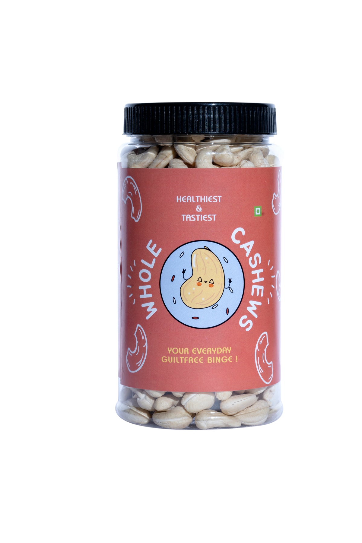 Natural Whole Cashews 500g
