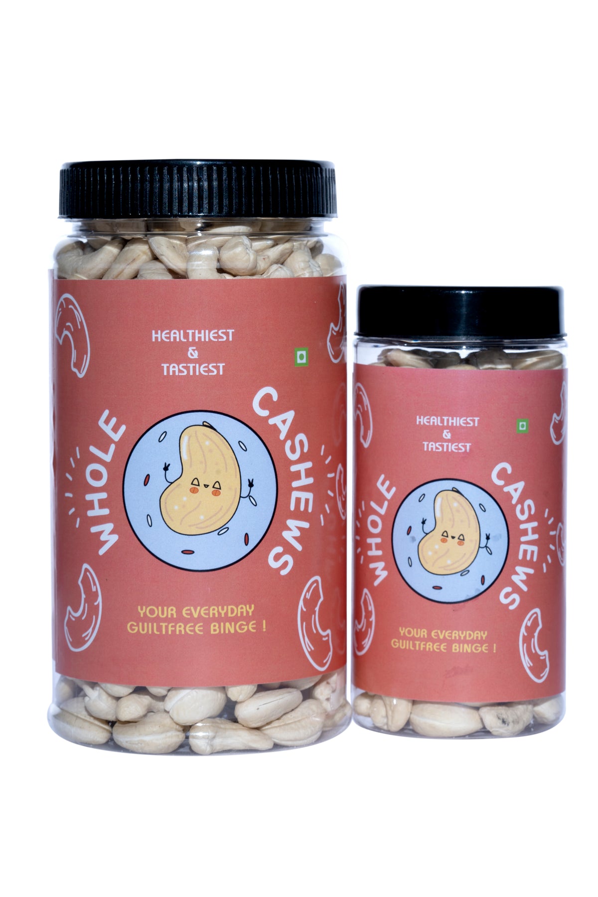 Natural Whole Cashews 500g