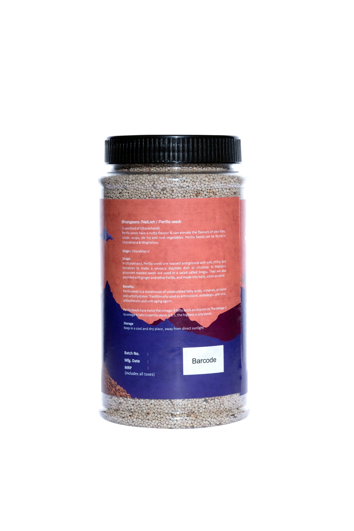 100% Pure and Natural Himalayan Perilla Seeds 500 g