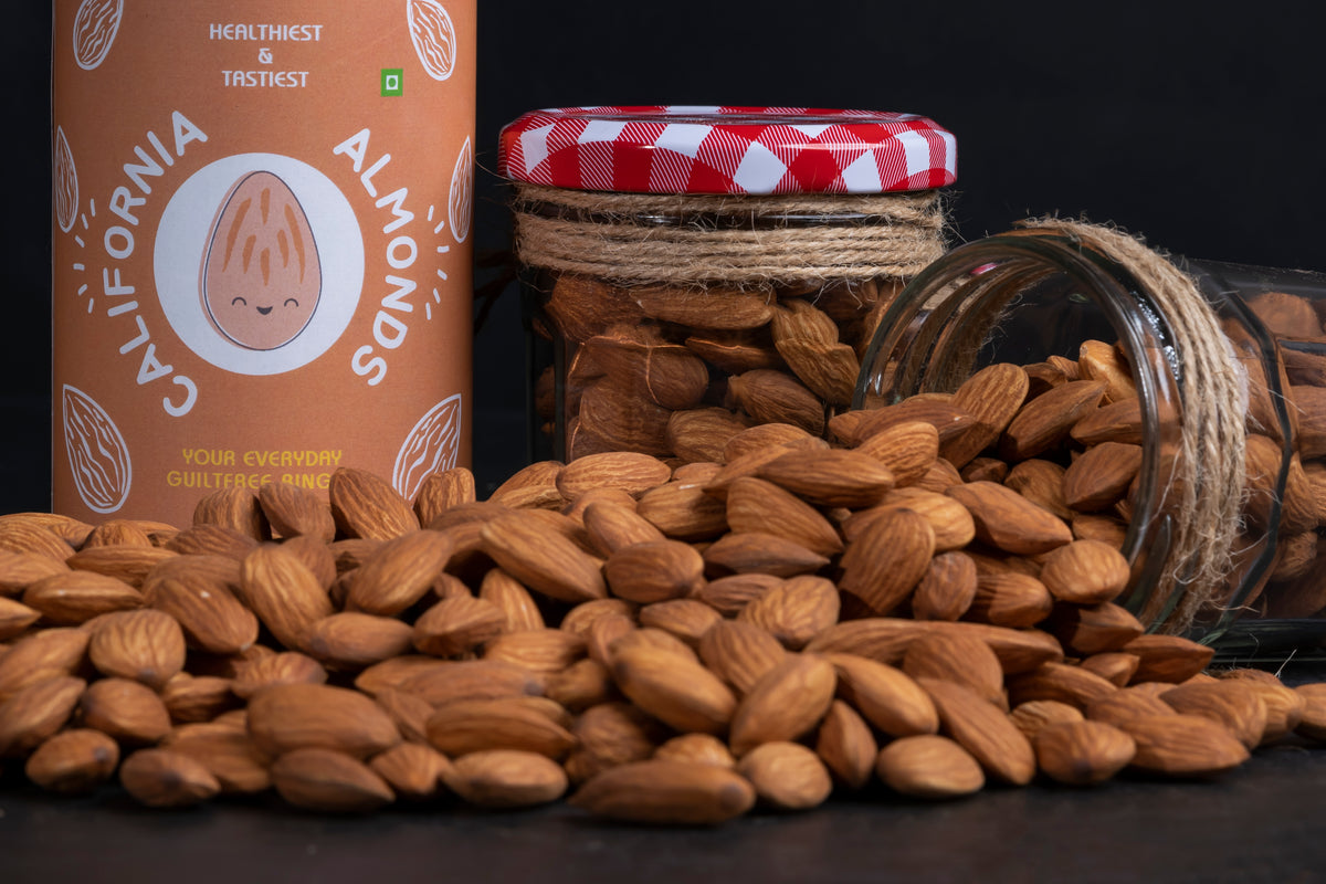 100% Natural Dried Almonds 600g
