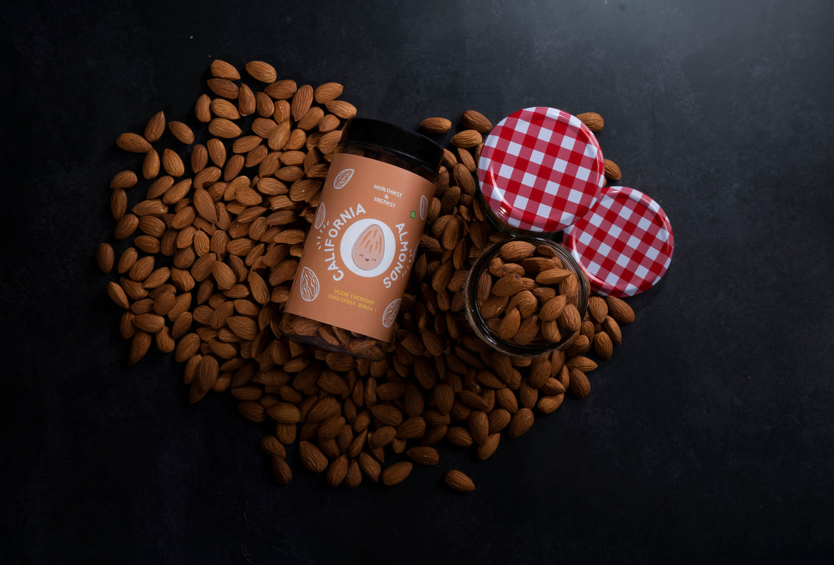 100% Natural Dried Almonds 600g