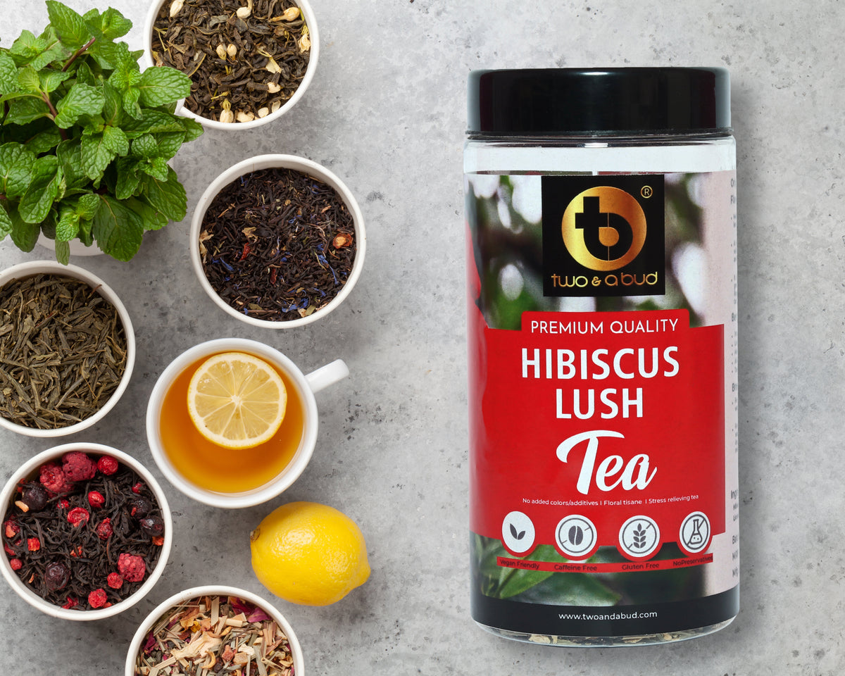 Hibiscus lush Black Tea ( 100g )