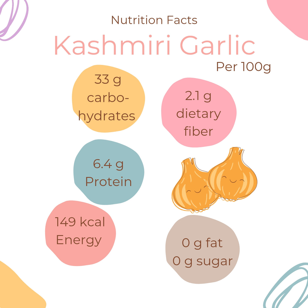100% Pure and NaturalKashmiri Garlic 500g