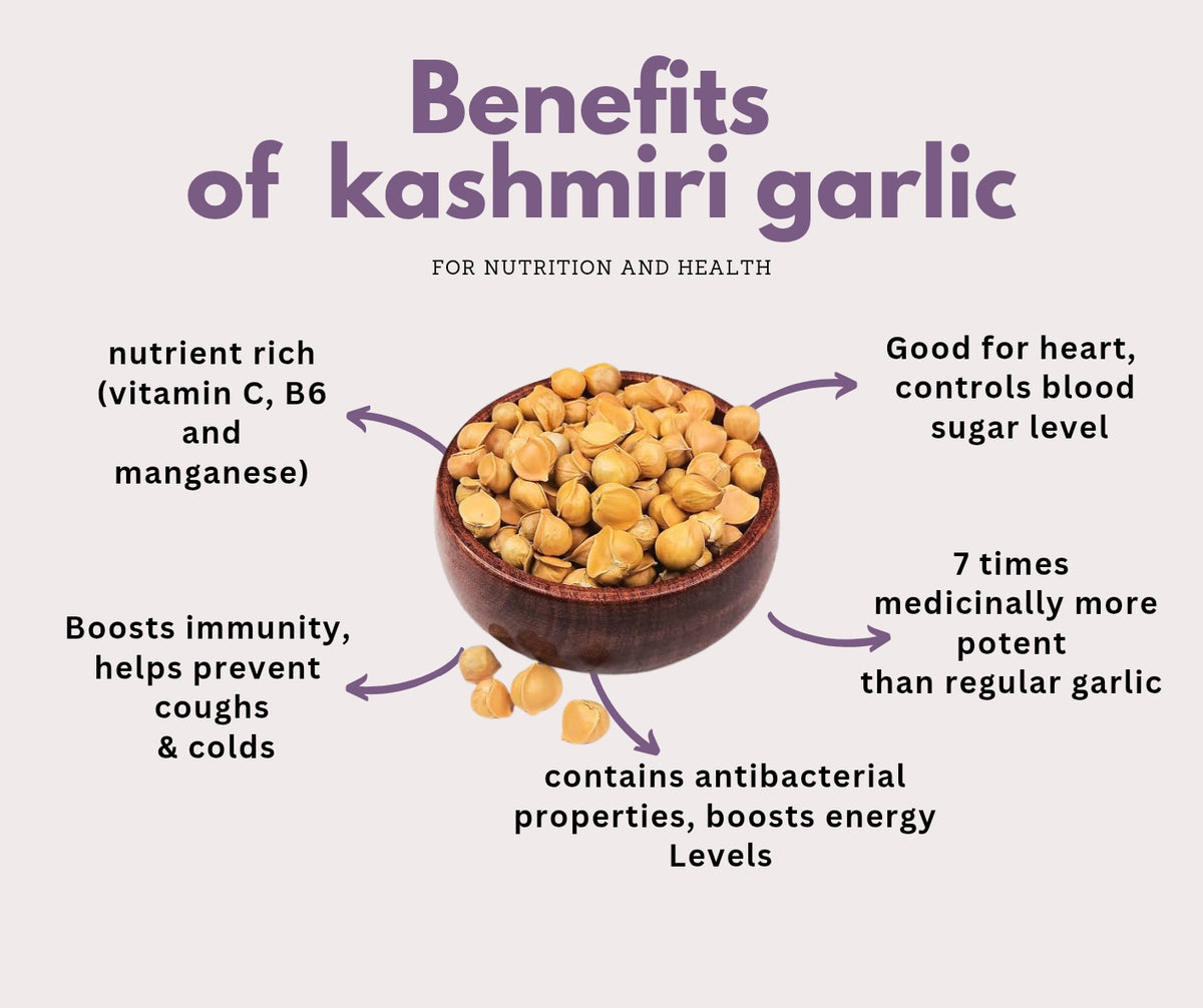 100% Pure and NaturalKashmiri Garlic 500g