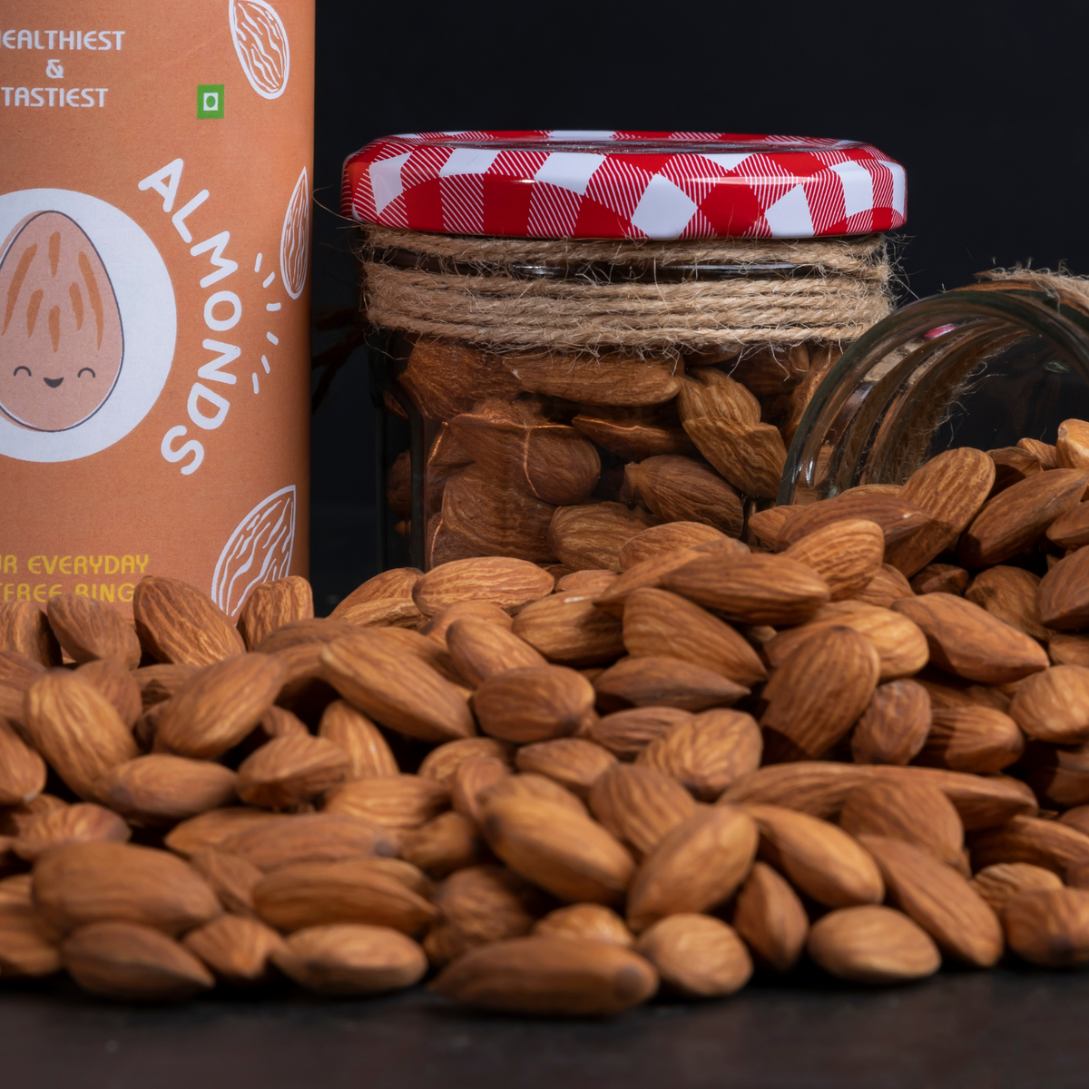 100% Natural Dried Almonds 600g