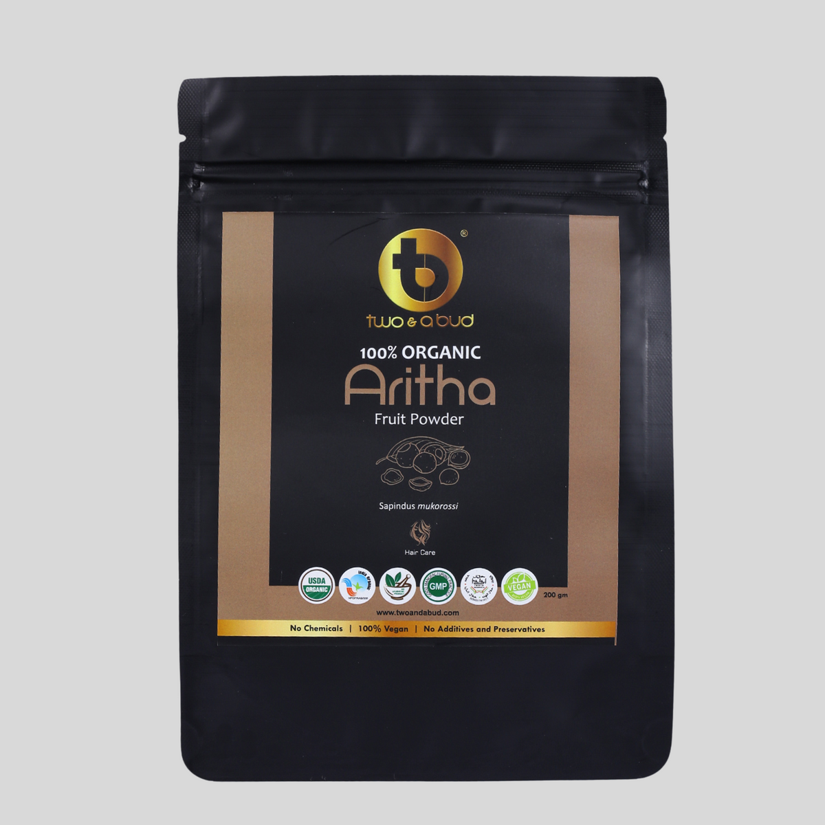 100% Organic Aritha Fruit Powder ( 200g )
