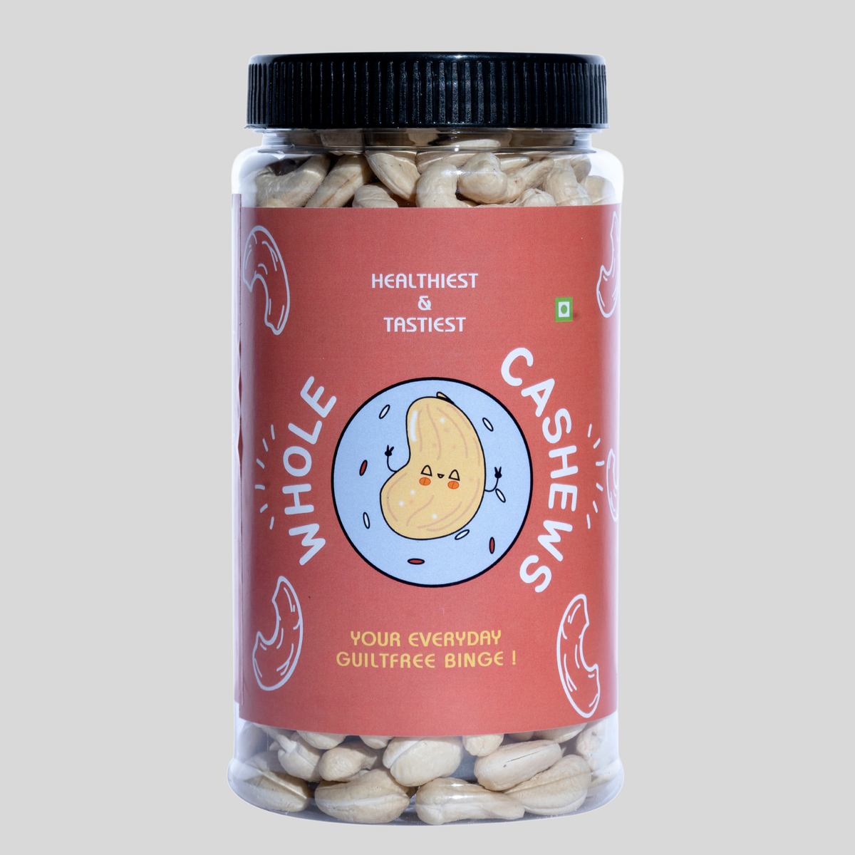 Natural Whole Cashews 500g