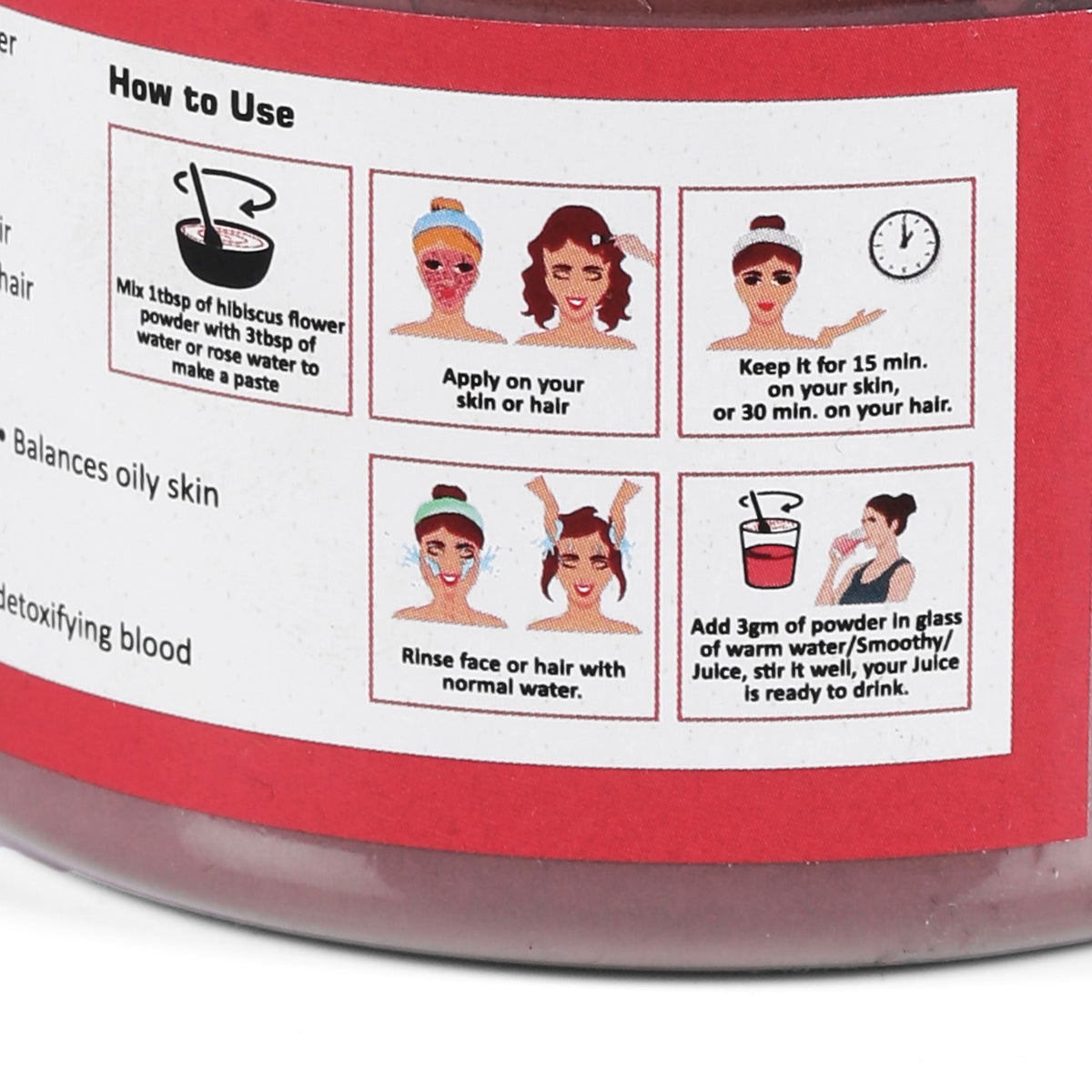 100% Organic Hibiscus Flower Powder