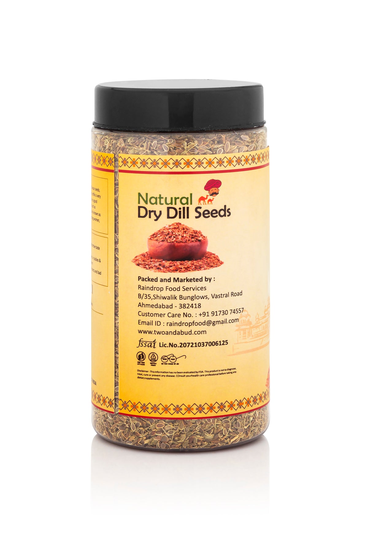 100% Natural Dry Dill Seeds -200g