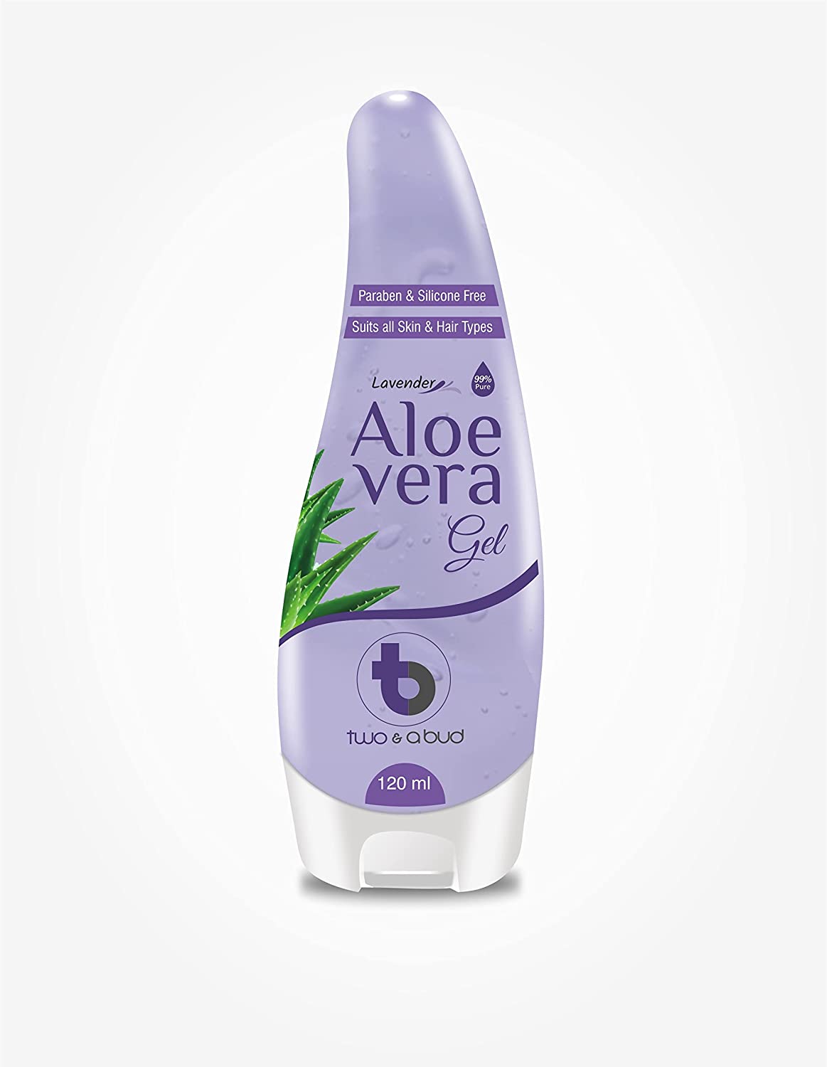 Two & A Lavender Aloe Vera Gel | 99% Pure Natural Aloe | For – Two A Bud