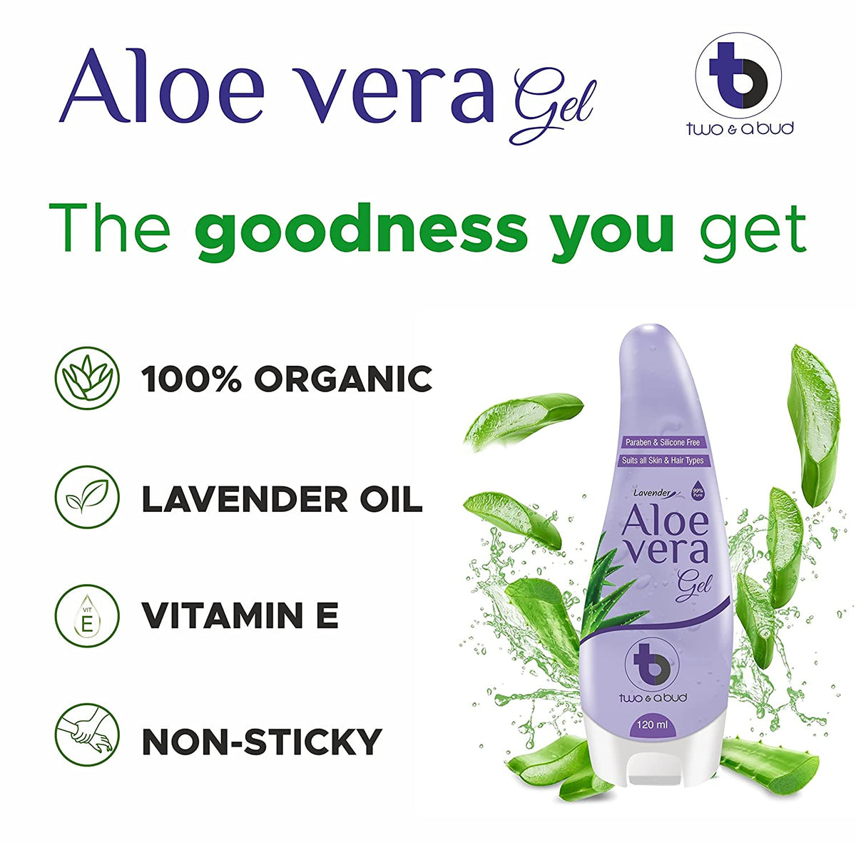 Lavender Aloe Vera Gel 120 ml