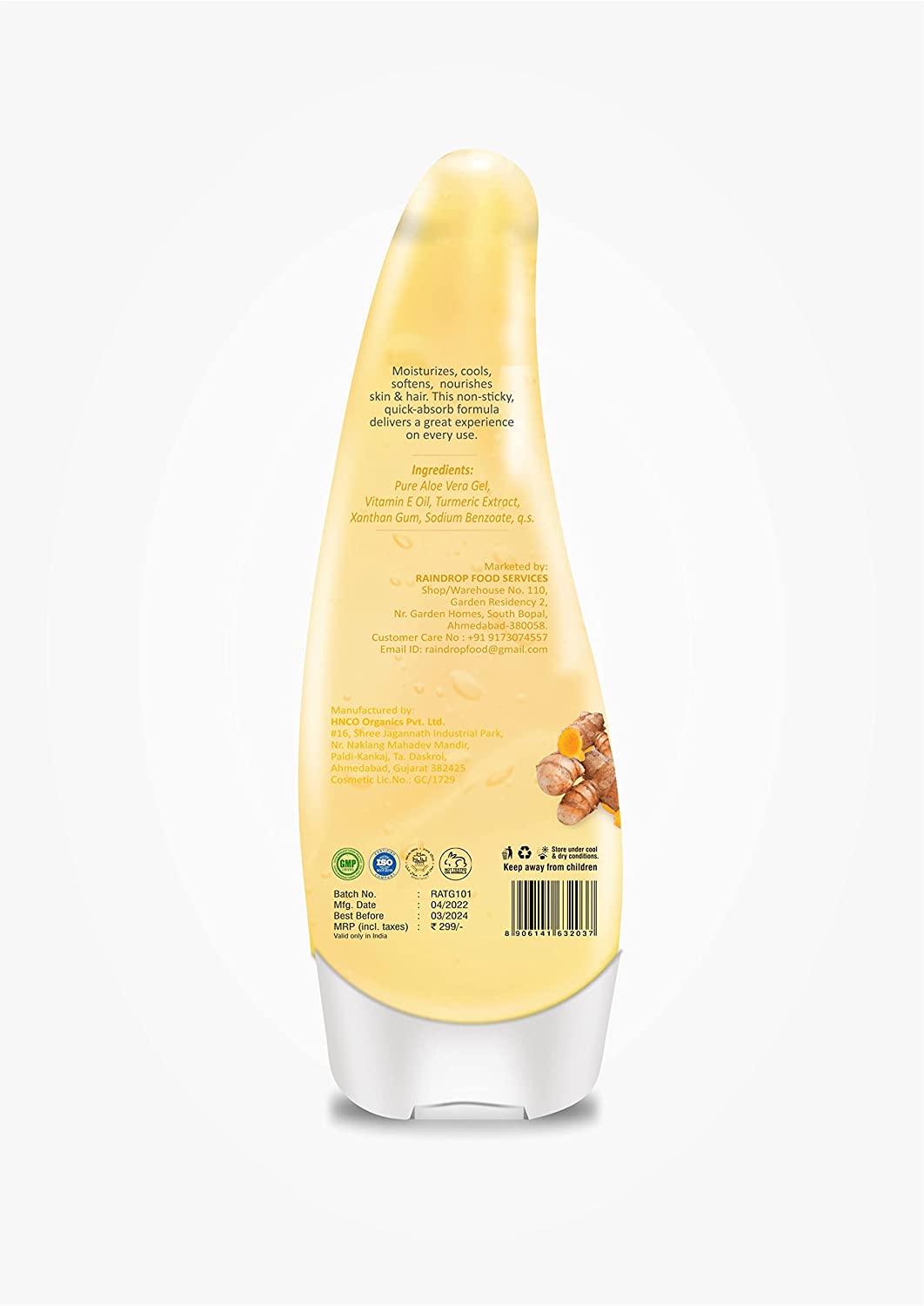 Turmeric Aloe Vera Gel 120 ml