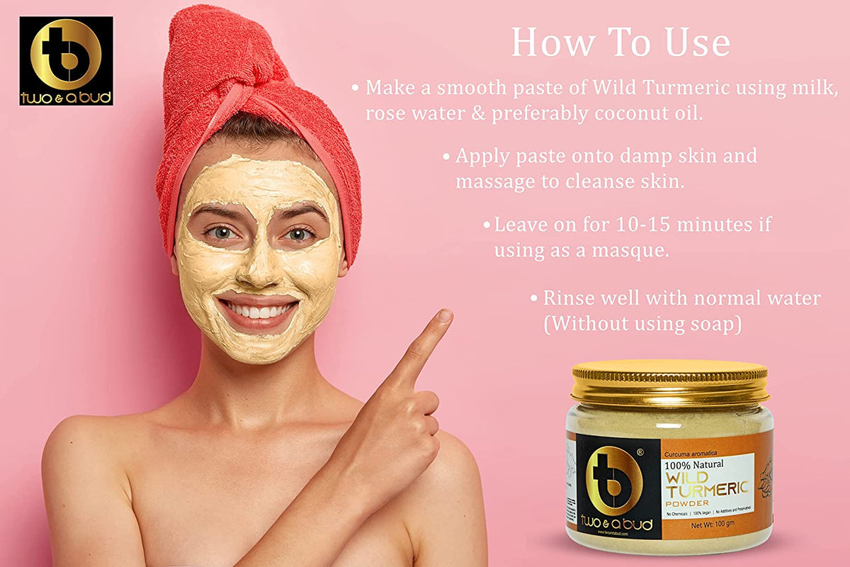 100% Natural Wild Turmeric Powder 100 g