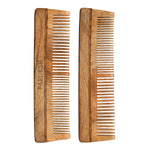 two and a bud Oil Treated Neem Wood Comb, Stimulates Scalp, Controls Hairfall & Dandruff, Promotes Hair Growth