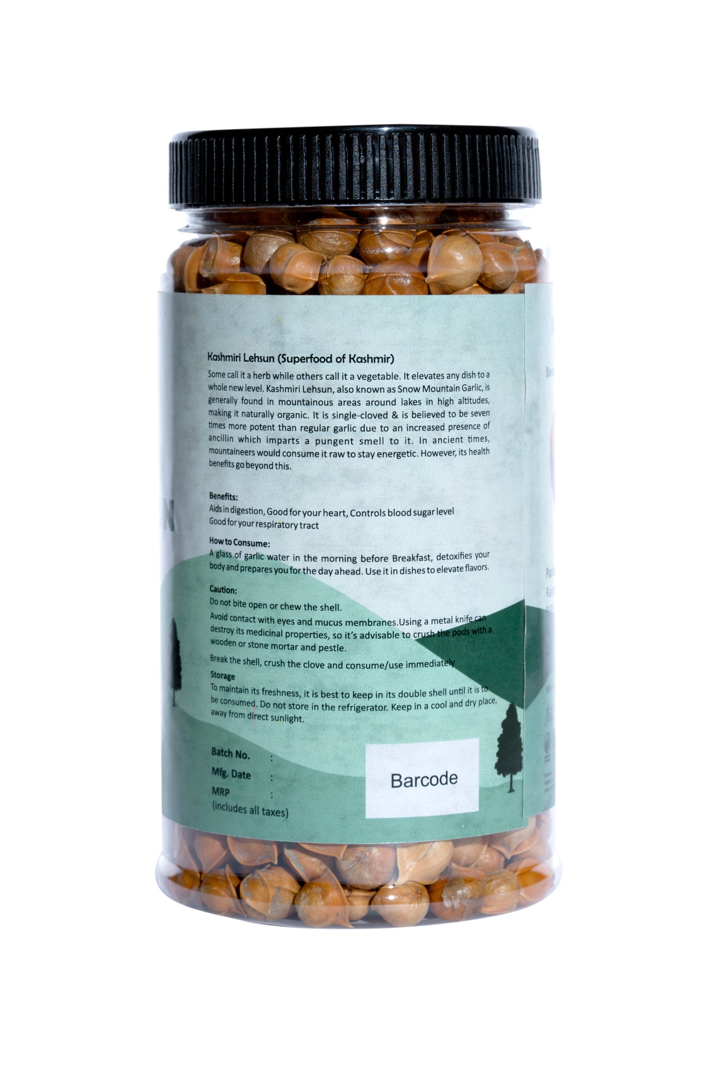 Two & A Bud 100% Pure and Natural  Kashmiri Garlic Lehsun Allium Sativum for strong Immunity & Diabetes