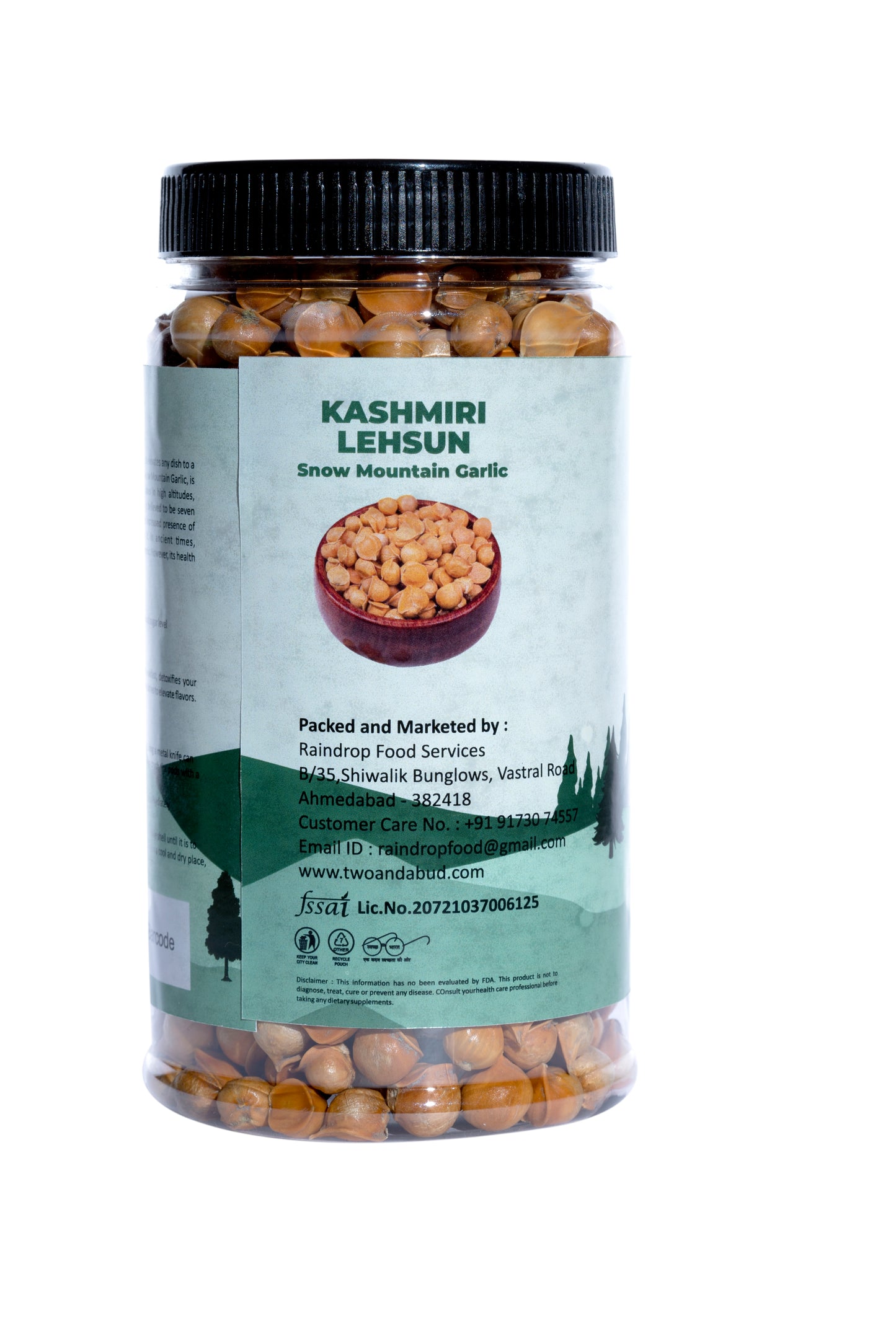 Two & A Bud 100% Pure and Natural  Kashmiri Garlic Lehsun Allium Sativum for strong Immunity & Diabetes