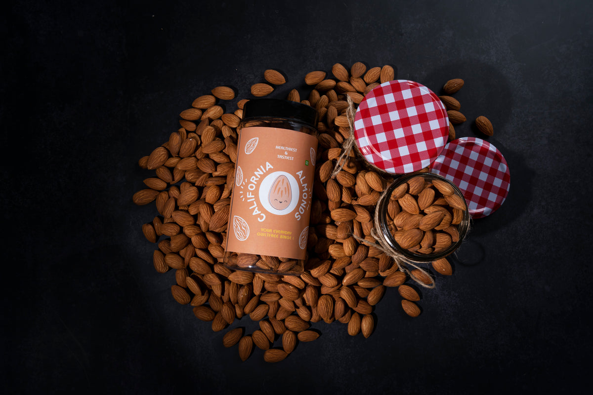 100% Natural Dried Almonds 250 g