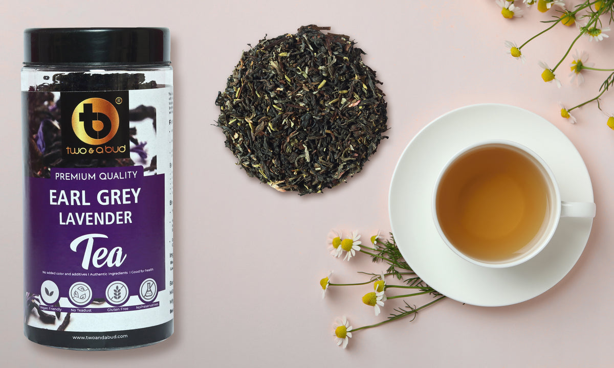 Two & a Bud Earl grey lavender Black Tea 100G