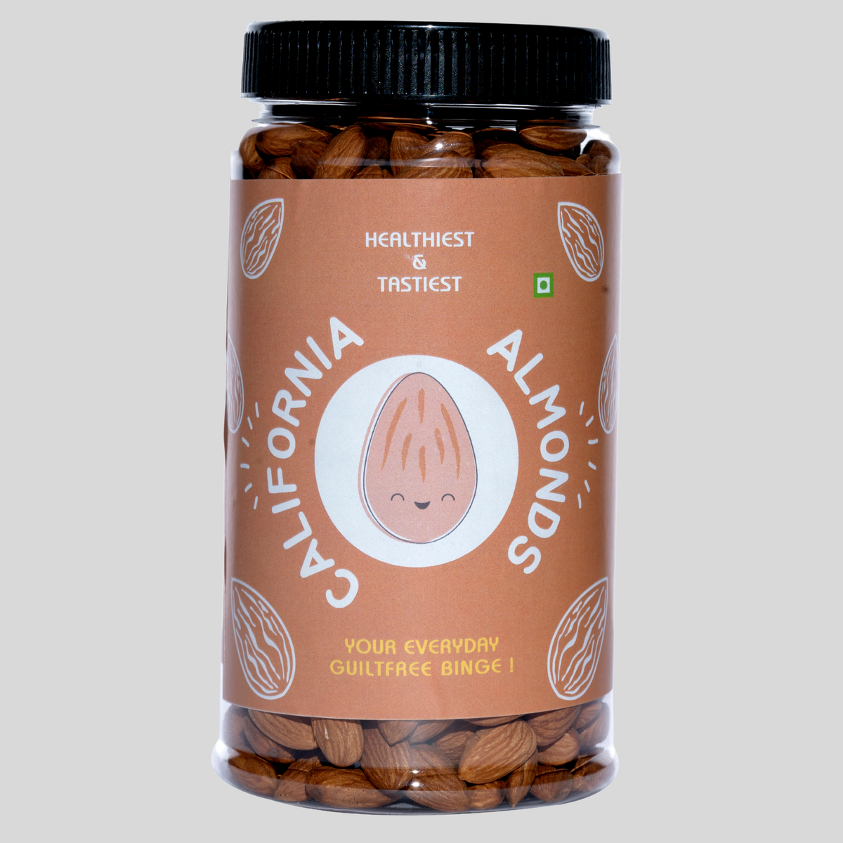 100% Natural Dried Almonds 600g