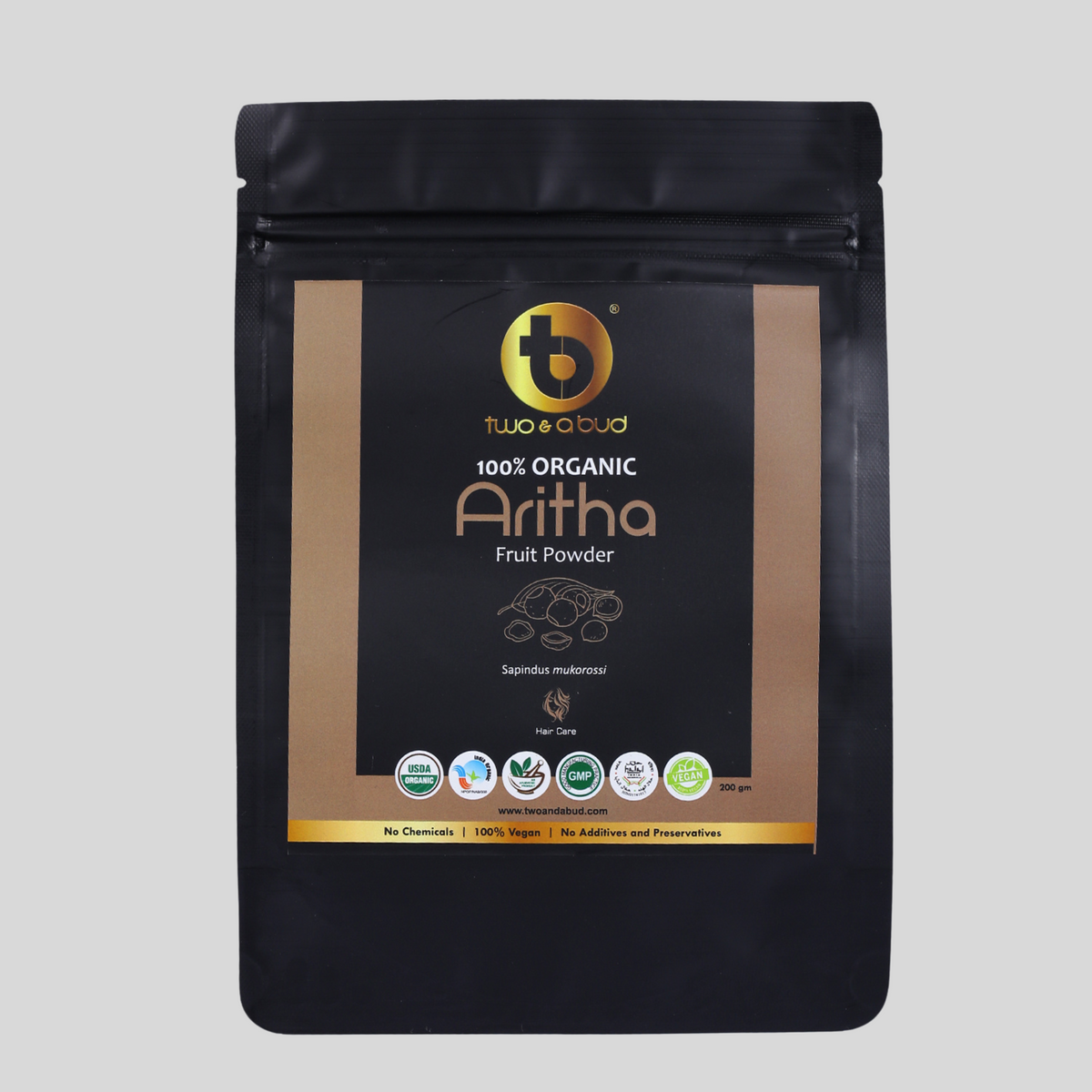 100% Organic Aritha Fruit Powder