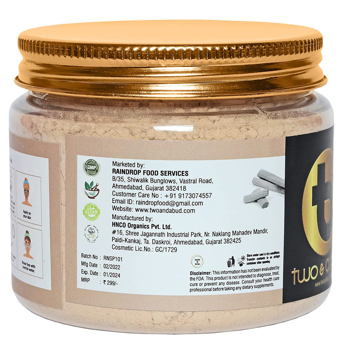 100% Natural Sandalwood Powder 80 g